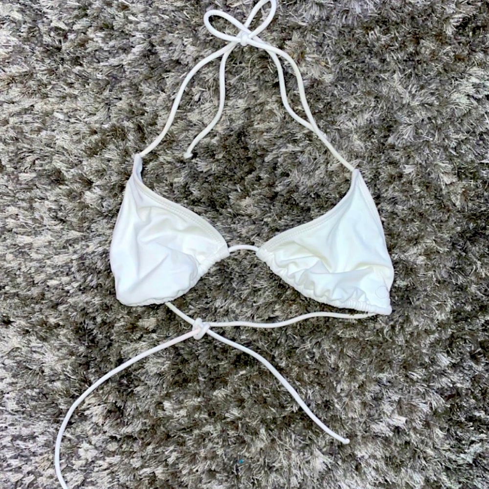 White Binini Top